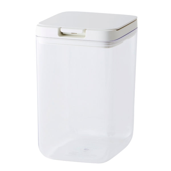 marna マーナ GOODLOCKCONTAINER 保存容器 トール K763 ( グッドロックコンテナ 1.2L トール パッキン付き キャニスター 調味料入れ プラスチック キッチン 収納 積み重ね スタッキング シンク下 ワンタッチ 保存 容器 軽量 ) 【ホワイト】 ホワイト