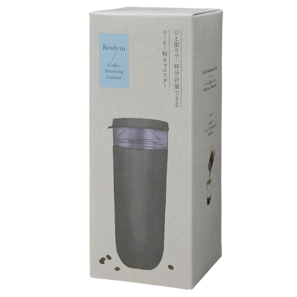 marna マーナ Readyto コーヒー計量キャニスター K769 ( 保存容器 520m 一杯分 計量機能付き 珈琲 キャニスター コーヒー 珈琲キャニスター 保存 容器 計量 保存缶 コーヒー保存容器 コーヒーウェア Coffee キッチン用品 )