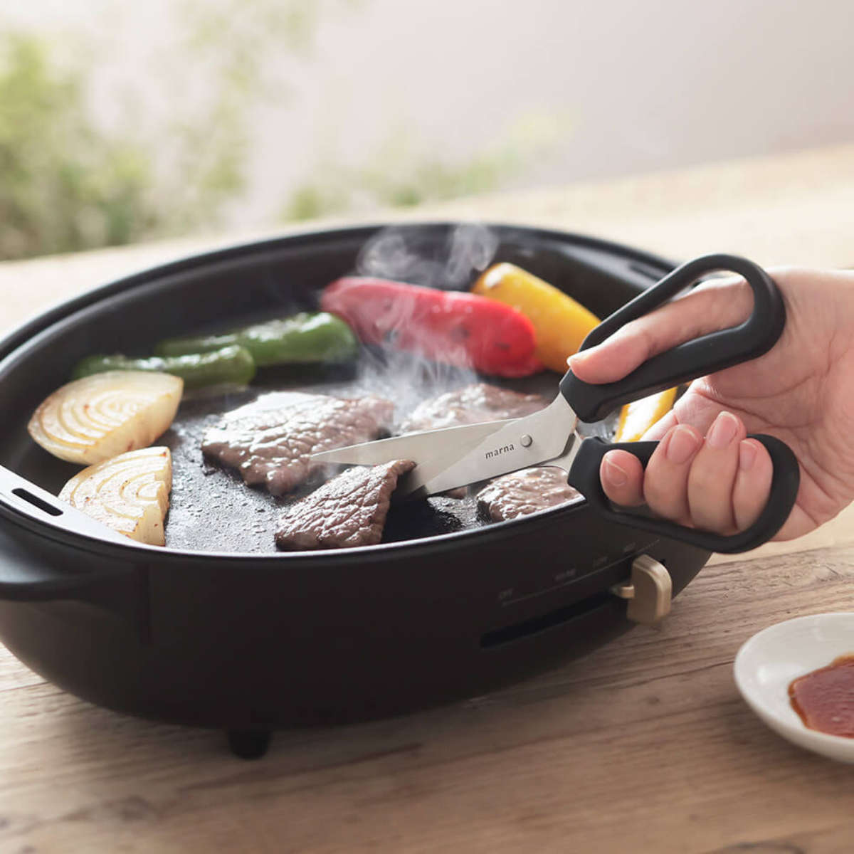 marna マーナ 料理のハサミ K747 ( キッチンバサミ 食洗機対応 キッチンハサミ キッチンはさみ キッチンばさみ 料理バサミ 分解 お手入れ簡単 ギザ刃 はさみ ハサミ 鋏 下ごしらえ用品 調理器具 調理用品 )