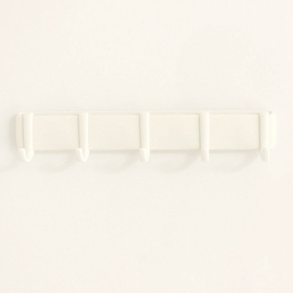 marna マーナ きれいに暮らす。 マグネットフック5連 W620 ( フック 磁石 マグネット 風呂 浴室 収納 小物収納 壁掛けフック 壁面 壁 傷つけない バスルーム お風呂 洗面所 洗面 脱衣所 洗濯機 キッチン 冷蔵庫 壁面収納 白 )