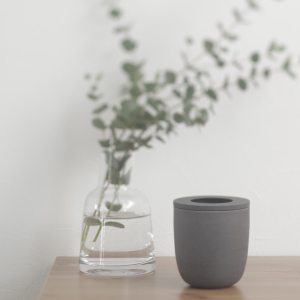 marna マーナ Readyto コーヒーかす消臭ポット K770BK ( 消臭剤 コーヒー リサイクル 消臭 ポット 冷蔵庫 下駄箱 玄関 リビング シンプル 再利用 エコ コーヒーカス 臭い インテリア おしゃれ )