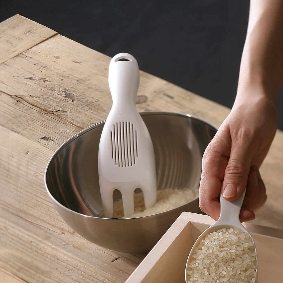 marna マーナ 極 お米とぎ K679 ( 米研ぎ 米とぎ 米洗い 米研ぎ器 食洗機対応 米とぎ器 洗米器 お米 コメ キッチンツール 下ごしらえ キッチン用品 キッチン小物 )