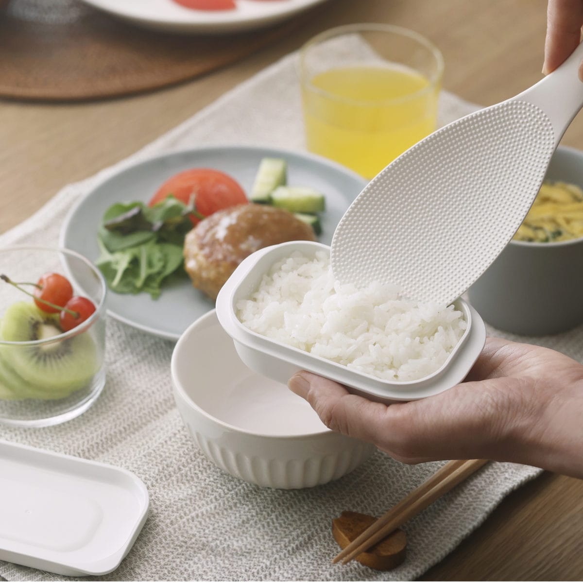 marna マーナ 極 冷凍ごはん容器 小 K811 3個セット ( 保存容器 2個入り 日本製 食洗機対応 電子レンジ対応 冷凍ご飯容器 冷凍保存 冷凍 100g 小盛 ふっくら お弁当 お米 ごはん ご飯 米 容器 小分け 保存 炊き立てごはん )