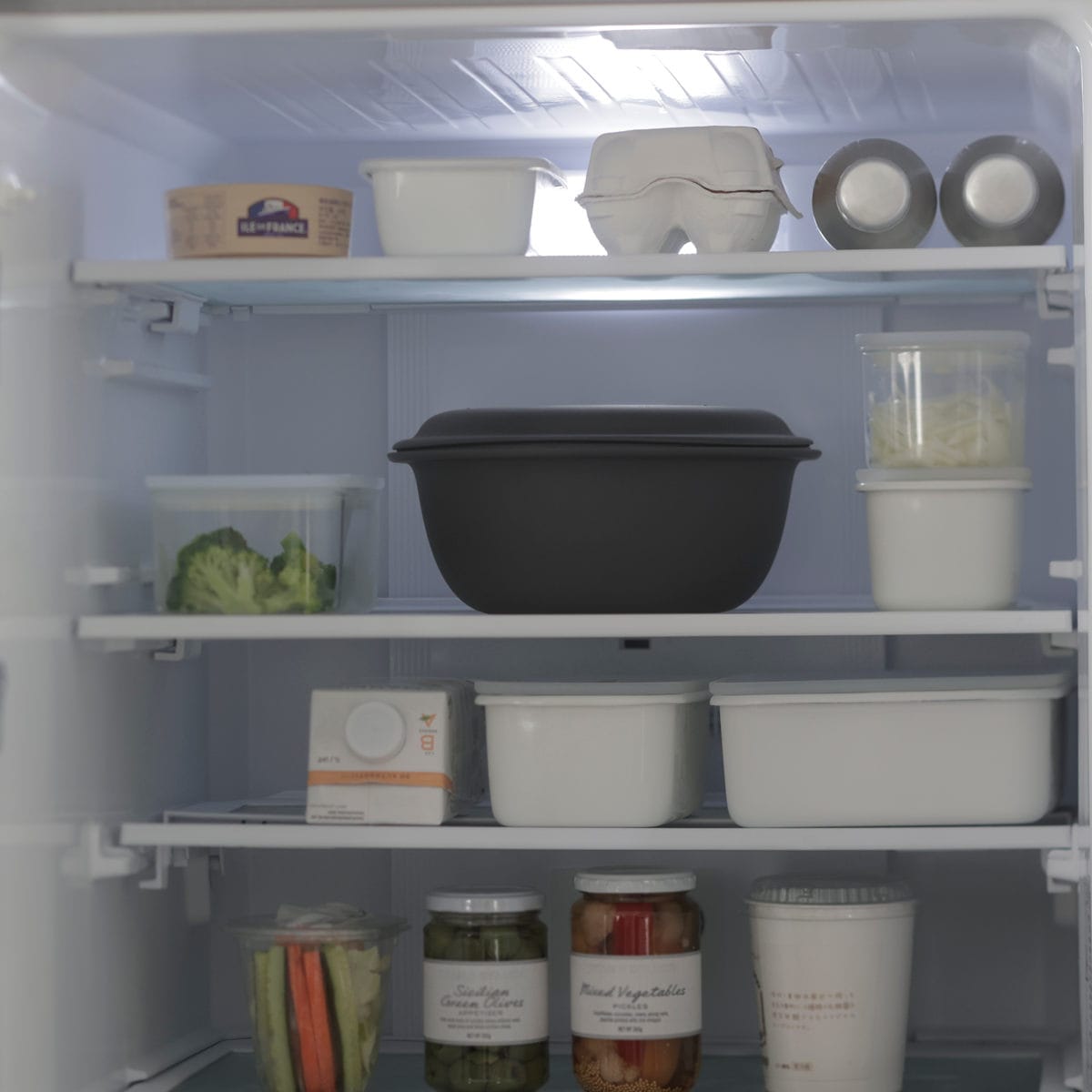 marna マーナ マーナのきほん ザルボウル 21cm K809 ( 3点セット トレー付き 食洗機対応 電子レンジ対応 蒸し器 耐熱 蓋 麺 水切り 湯切り プラスチック 浅型 浅い おしゃれ 米とぎ ざる そば 肉まん ) 【グレー】 グレー