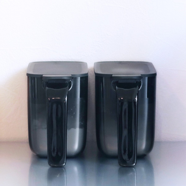 marna マーナ GOODLOCKCONTAINER 調味料ポット K736 ( グッドロックコンテナ 370ml 調味料ケース 砂糖入れ 塩入れ 小さじスプーン付き シュガーポット スパイス容器 ストッカー ) 【ホワイト】 ホワイト