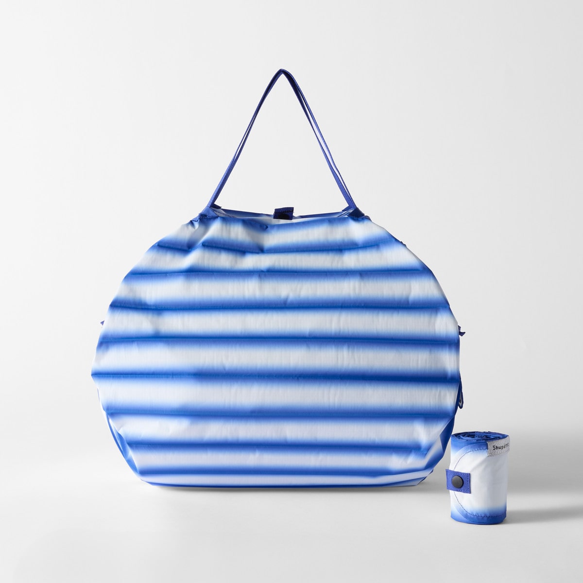 marna マーナ Shupatto コンパクトバッグ M ( シュパット エコバッグ 15L マイバッグ エコバック 買い物バッグ 洗濯可能 マチ広 コンパクト 折りたたみ レジバッグ サブバッグ 買い物袋 バッグ トート ) 【強調ブルー】 強調ブルー