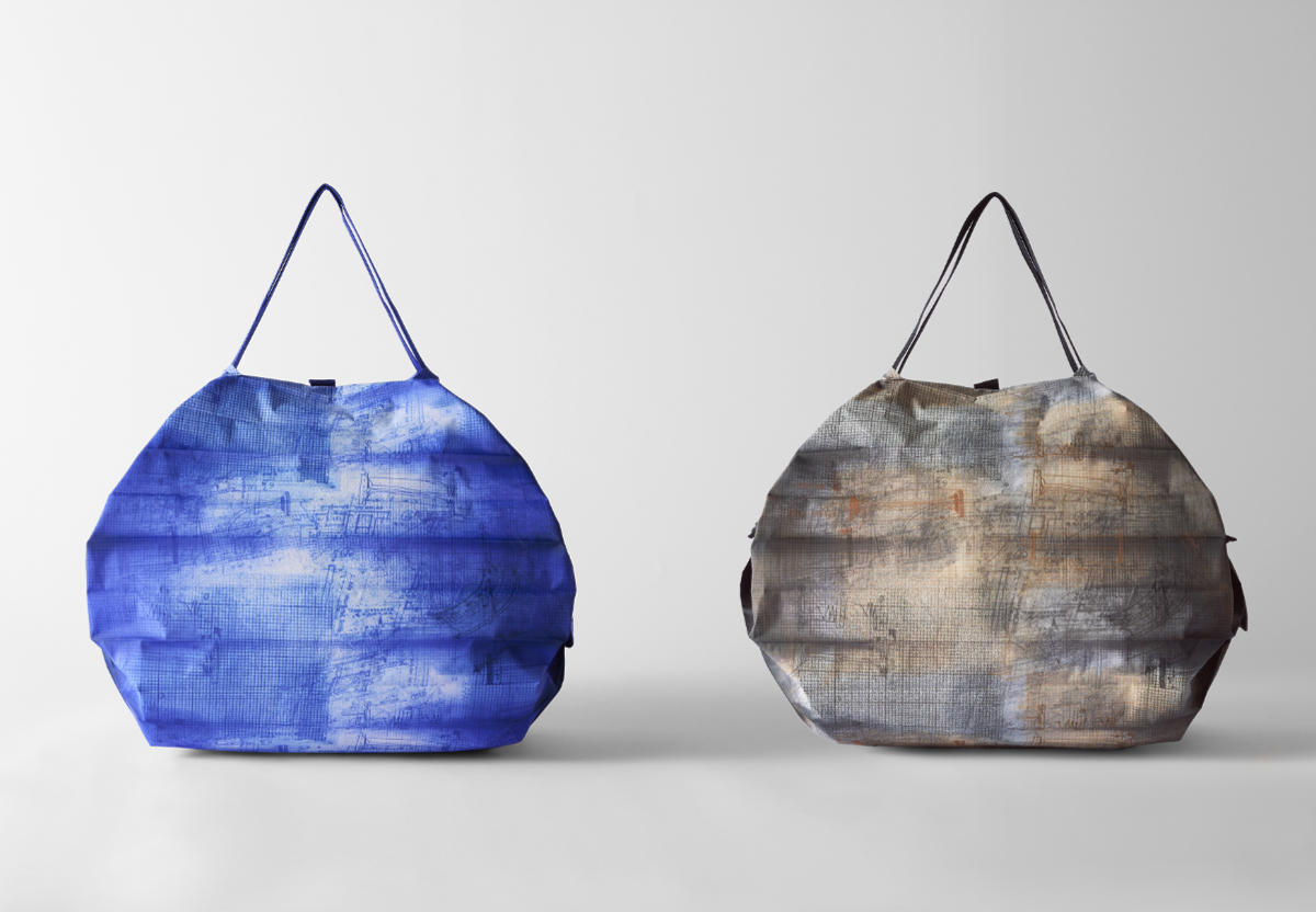 marna マーナ Shupatto コンパクトバッグ M ( シュパット エコバッグ 15L マイバッグ エコバック 買い物バッグ 洗濯可能 マチ広 コンパクト 折りたたみ レジバッグ サブバッグ 買い物袋 バッグ トート ) 【構想ブルー】 構想ブルー