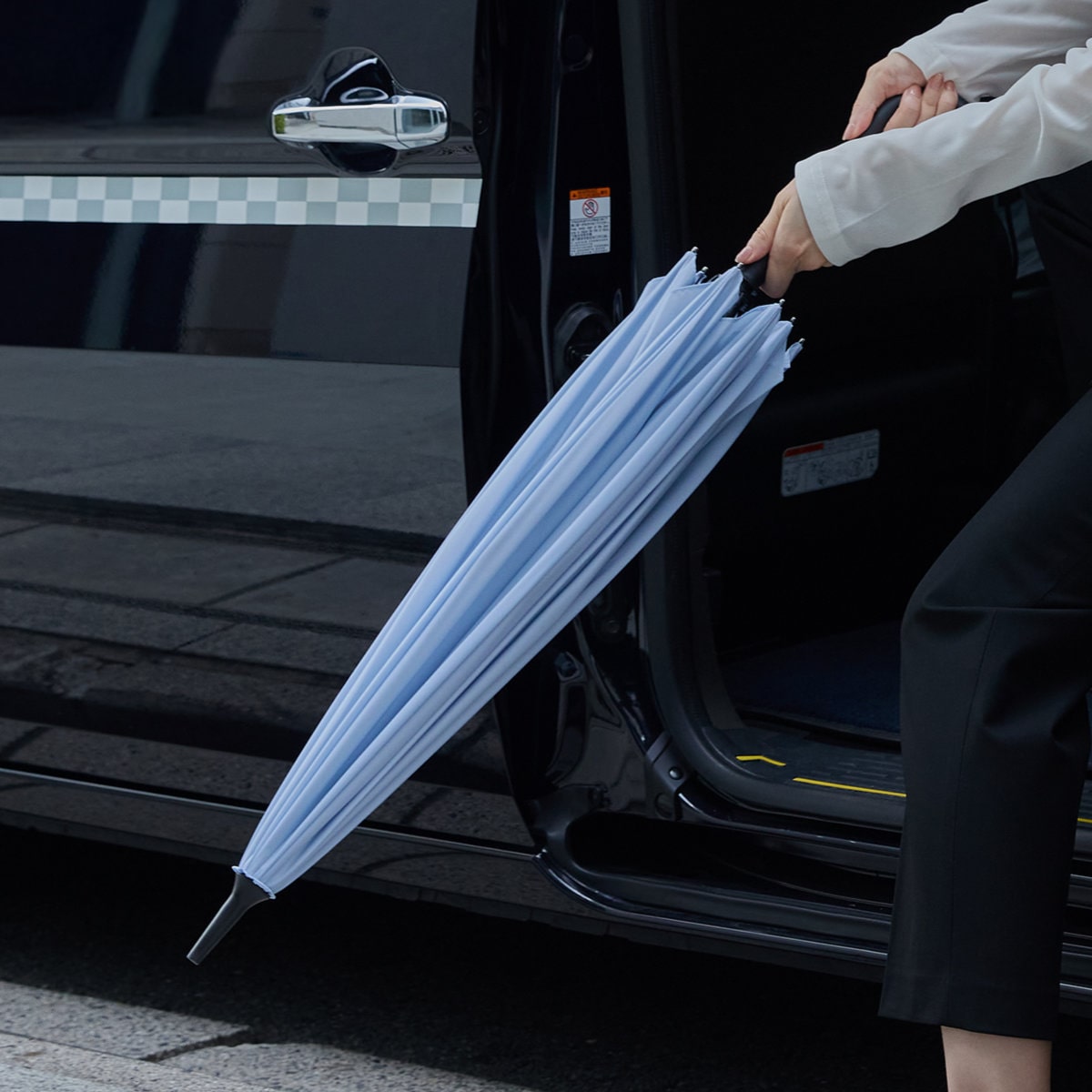 marna マーナ Shupatto アンブレラ 58cm S510B ( 傘 ベルトなしで畳める シュパット レディース メンズ 16本骨 UVカット 晴雨兼用 日傘 雨傘 長傘 車 濡れない 男女兼用 畳まない 軽い 手が濡れない ) 【コバルトブルー】 コバルトブルー