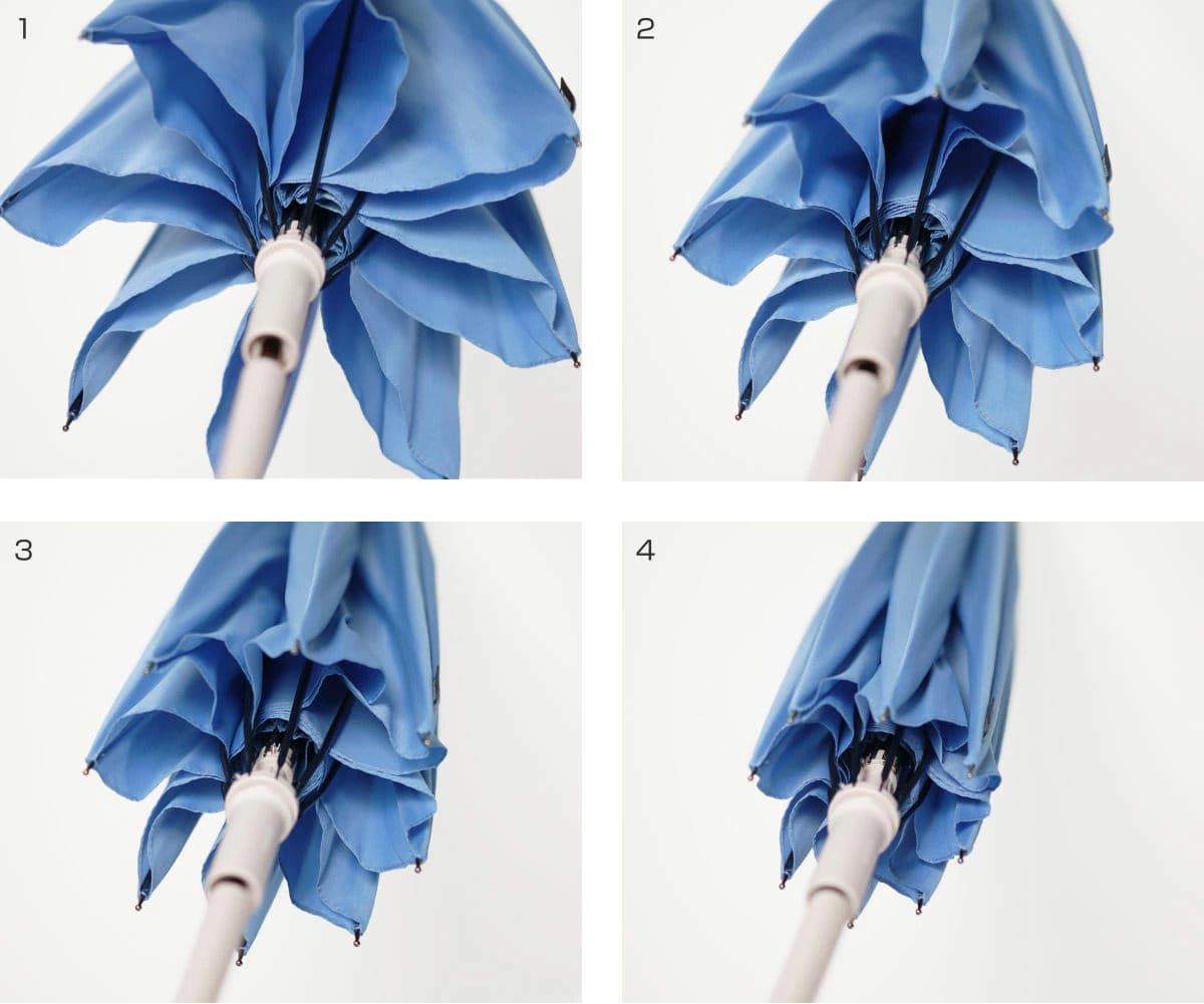 marna マーナ Shupatto アンブレラ 58cm S510B ( 傘 ベルトなしで畳める シュパット レディース メンズ 16本骨 UVカット 晴雨兼用 日傘 雨傘 長傘 車 濡れない 男女兼用 畳まない 軽い 手が濡れない ) 【コバルトブルー】 コバルトブルー