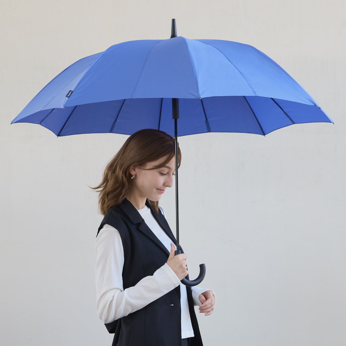 marna マーナ Shupatto アンブレラ 65cm S511B ( 傘 ベルトなしで畳める シュパット レディース メンズ 16本骨 UVカット 晴雨兼用 日傘 雨傘 長傘 車 濡れない 男女兼用 畳まない 軽い 手が濡れない ) 【トープブラウン】 トープブラウン