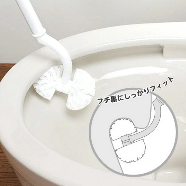 marna マーナ SLIM トイレブラシ W201 ( ケース付き トイレ 掃除 ブラシ フチ裏 スリム トイレ掃除 掃除グッズ スタンド付き 衛生的 白 おしゃれ シンプル トイレ掃除用品 ホワイト ブラウン ピンク ) 【ブラウン】 ブラウン