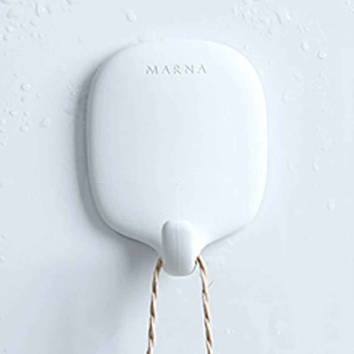 marna マーナ きれいに暮らす。 お風呂のマグネットフック W609 ( フック 磁石 マグネット 風呂 浴室 収納 壁面 小物収納 壁掛けフック 壁 傷つけない バスルーム お風呂 壁面収納 キッチン 冷蔵庫 洗濯機 ) 【ホワイト】 ホワイト