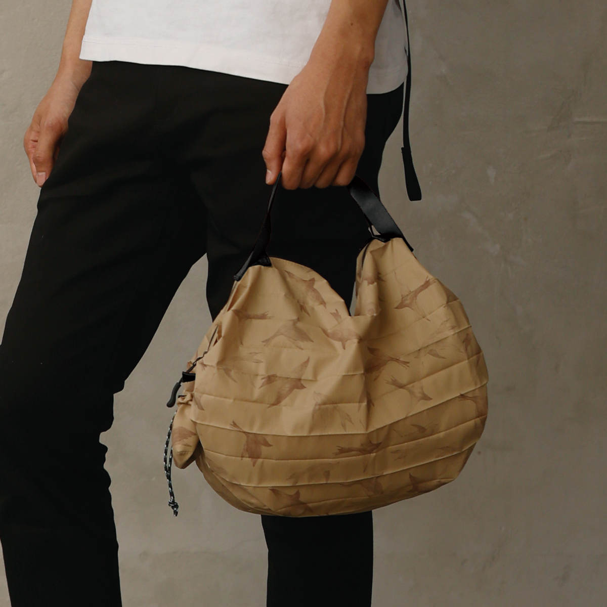 marna マーナ Shupatto パッカブルバッグ 8L S501 ( シュパットエコバッグ 折りたたみ バッグ S ファスナー 付き 撥水 マイバッグ コンパクト コンパクトバッグ トート ミニ 畳みやすい 買い物 巾着 底マチ ) 【フライングバード】 フライングバード