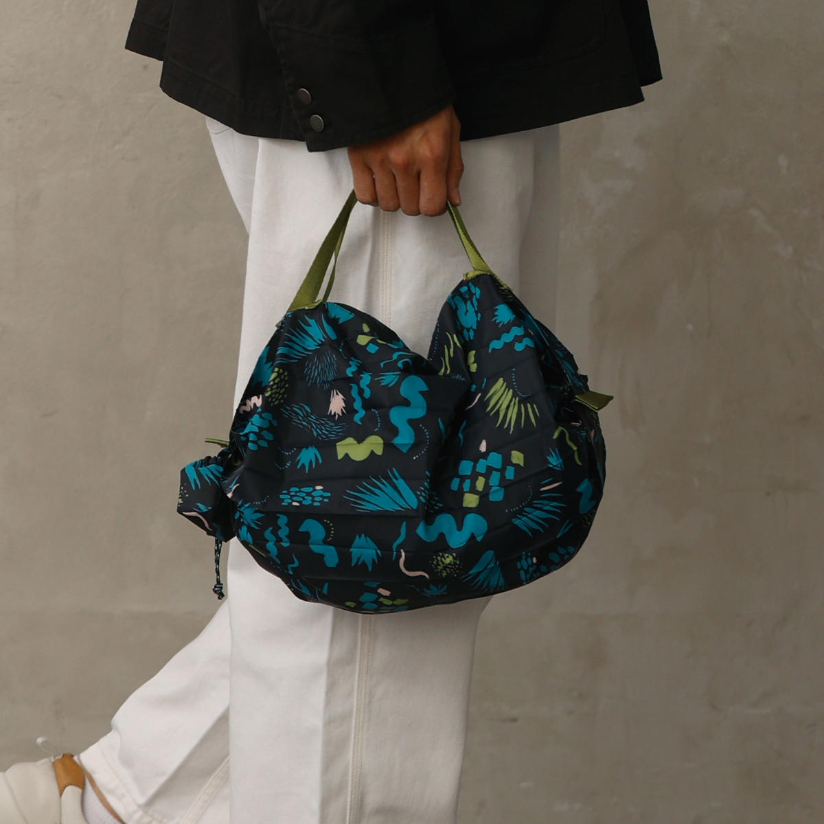 marna マーナ Shupatto パッカブルバッグ 8L S501 ( シュパットエコバッグ 折りたたみ バッグ S ファスナー 付き 撥水 マイバッグ コンパクト コンパクトバッグ トート ミニ 畳みやすい 買い物 巾着 底マチ ) 【フライングバード】 フライングバード
