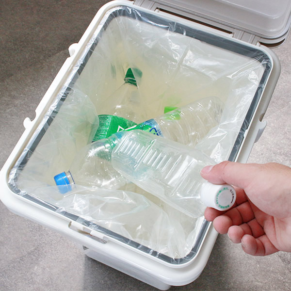 ゴミ箱 70L ワンハンドパッキンペール ( 70L袋対応可 70リットルゴミ袋対応 ごみ箱 防臭 パッキン ロック付き ダストボックス 屋外 連結 ふた付き 大容量 臭い 漏れ にしくい 分別 キッチン 生ゴミ おむつ 介護 ベビー )