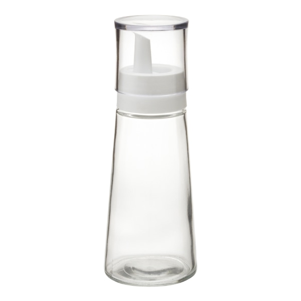 調味料入れ 液体 M 140ml スタビアリュクス 液体調味料入れ ( オイルボトル 調味サーバー 詰め替えボトル 詰替えボトル フタ付き ドレッシングボトル ドレッシング入れ 自家製 調味料ボトル オイル差し 保存容器 容器 おしゃれ ) 【ホワイト】 ホワイト
