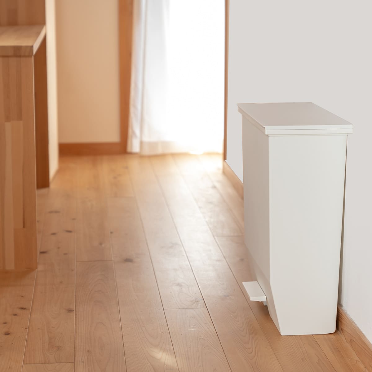 ゴミ箱 45L 同色2個セット SOLOW ソロウ ペダルオープンワイド ( ごみ箱 45リットル ペダル式 ふた付き 棚下 奥行23 カウンター下 分別 スリム キッチン 角型 ワイド シンプル おしゃれ ) 【ブラック】 ブラック