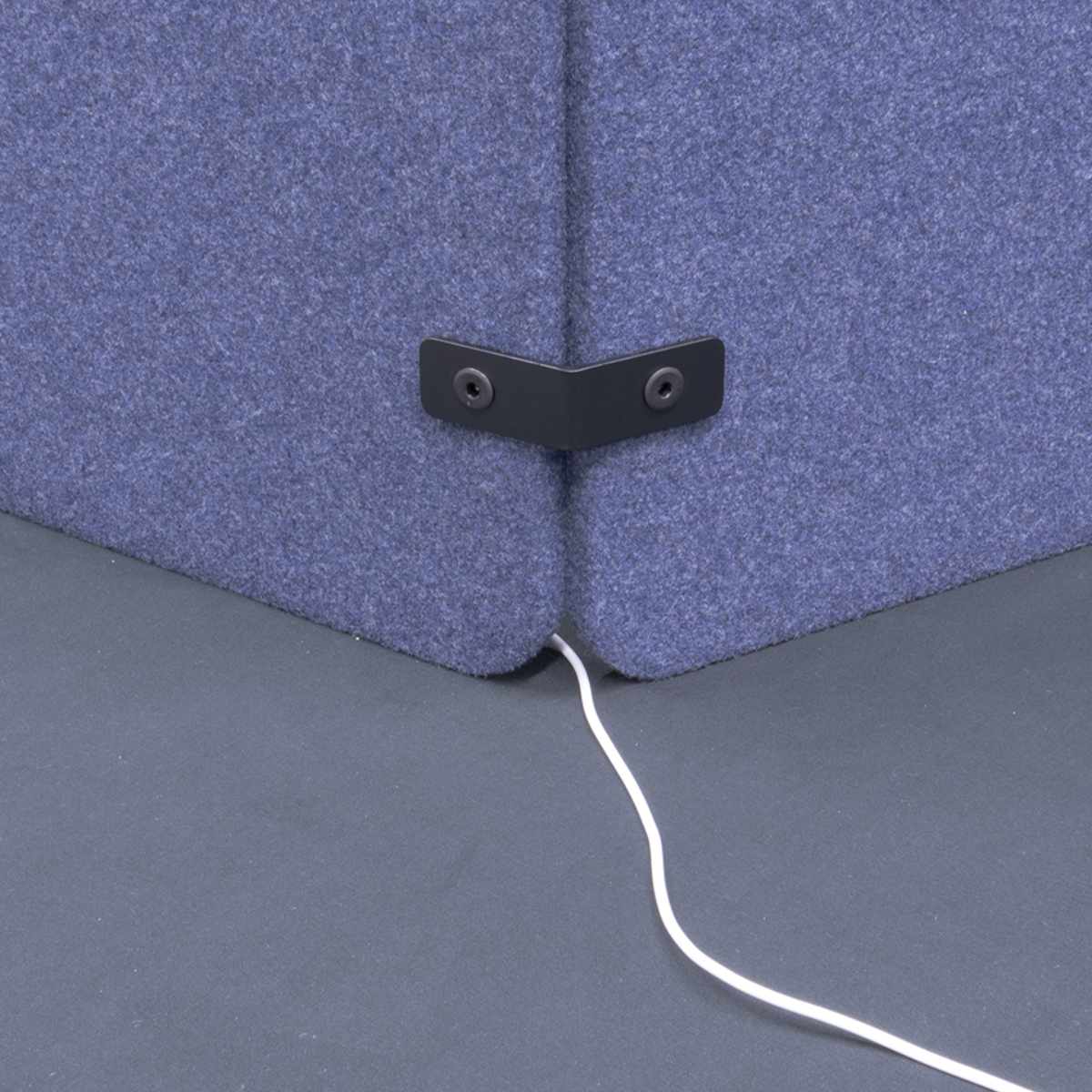 オフィスパーテーション 吸音ボード 3×3 簡単設置 REMUTE ( 間仕切り 衝立 パーテーション 吸音 ボックス オフィス リモートワーク ブース 簡易会議室 Web会議 ミーティング 6人用 個室 防音 吸音材 音漏れ 軽減 組立て ) 【オレンジ】 オレンジ