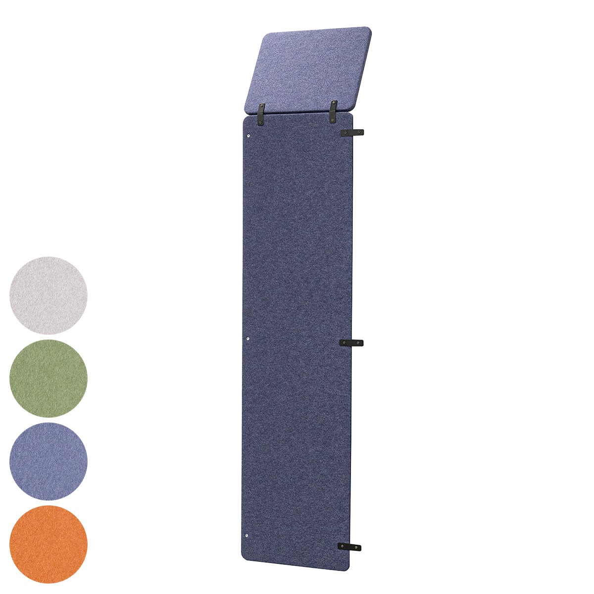 オフィスパーティション 追加用パネル ハーフサイズ 幅47.8cm REMUTE ( リミュート用パーツ 専用パーツ 対応パーツ 追加パーツ パネル パーツ 間仕切り 仕切り 衝立 パーテーション 吸音 ボックス オフィス Web会議 ミーティング ) 【ネイビー】 ネイビー