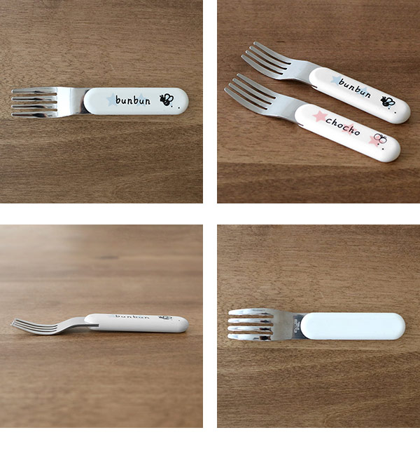 フォーク 11cm sora ソラ 子供用 食器 ステンレス 日本製 ぶんぶん ( 子供用フォーク カトラリー お弁当 子供用食器 こども キッズ おしゃれ かわいい ) 【ちょうちょ】 ちょうちょ