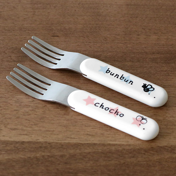 フォーク 11cm sora ソラ 子供用 食器 ステンレス 日本製 ぶんぶん ( 子供用フォーク カトラリー お弁当 子供用食器 こども キッズ おしゃれ かわいい ) 【ちょうちょ】 ちょうちょ