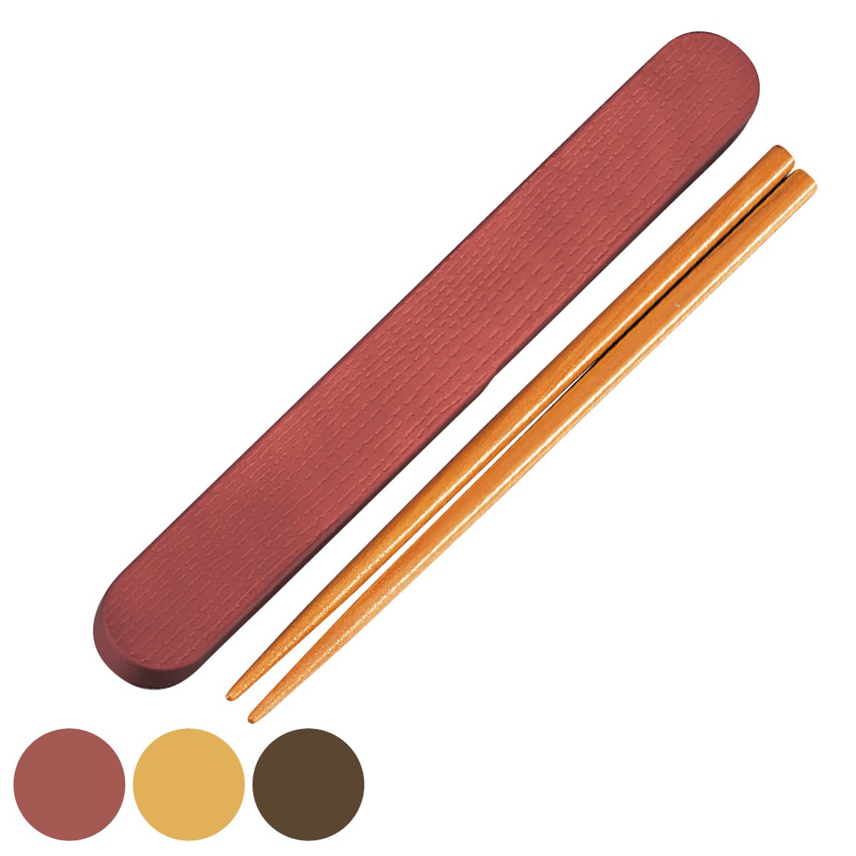 箸箱セット わっぱ箸箱セット 18.0cm ( お箸 箸 箸箱 はし箱 セット 18cm 日本製 大人 18センチ 給食 お弁当 弁当 和風 天然木 抗菌 ) 【サンドベージュ】 サンドベージュ