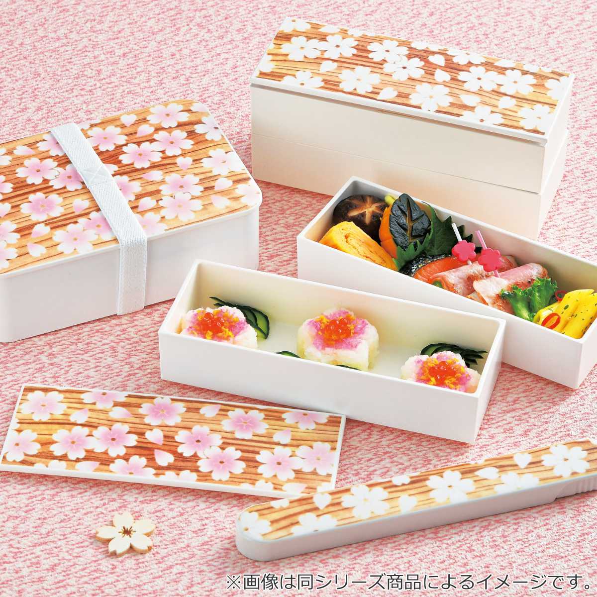 箸箱セット スライド箸箱セット 18.0cm 桜木目ピンク ( お箸 箸 箸箱 はし箱 セット 18cm 日本製 大人 18センチ 給食 お弁当 弁当 和風 花柄 桜 天然木 )