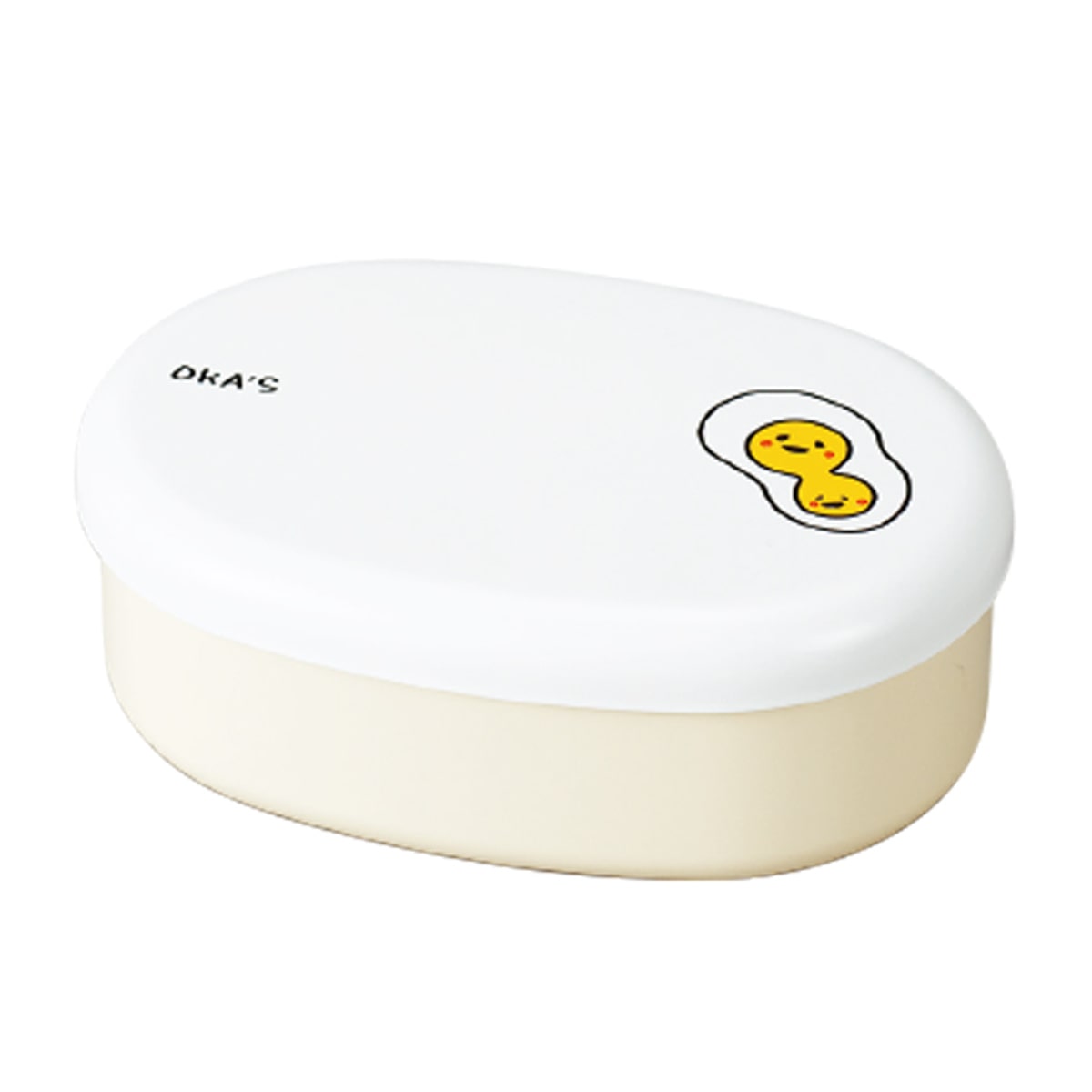 弁当箱 480ml OKA‘S 小判一段弁当 ( お弁当箱 レンジ対応 食洗機対応 ランチバンド付き 小判型 日本製 レンジOK 食洗機OK 一段 お弁当 弁当 一段弁当箱 ランチグッズ お弁当グッズ ) 【ちくわ】 ちくわ