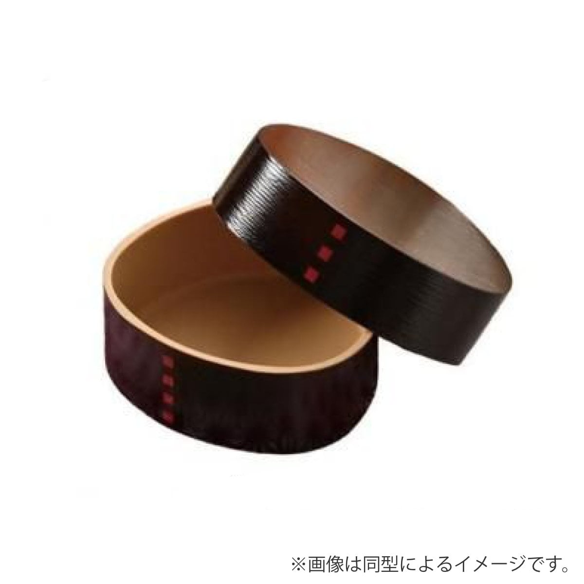 わっぱおにぎりケース 篆刻紋 ( おむすびケース 弁当箱 おにぎり おむすび ケース 三角 和風 日本製 お弁当箱 おにぎり用 おむすび用 デザートケース フルーツケース お弁当 弁当 ) 【猫波】 猫波