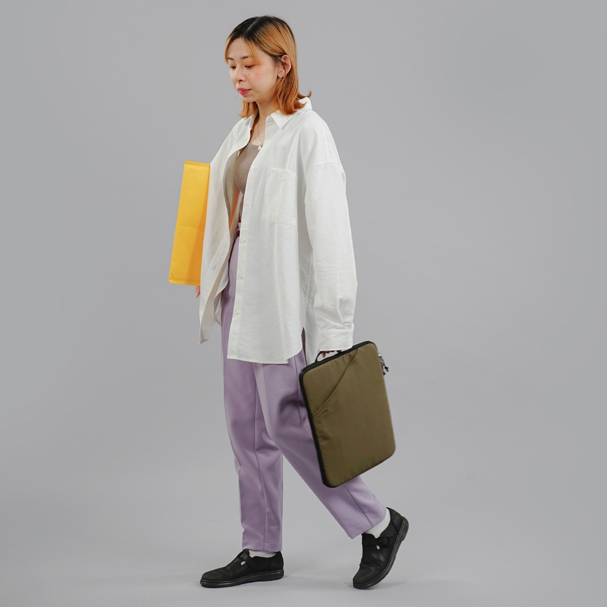 【アウトレット】 スリーブケース hellolulu エール ERLE 3WAY 14インチ ( ケース ショルダーバッグ PCバッグ ハロルル 肩掛け かばん 鞄 ノートパソコン 軽い 斜め掛け 持ち運び A4 書類 ) 【Avocado】 Avocado