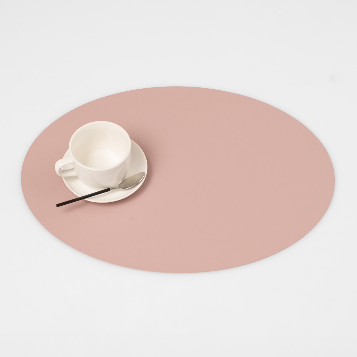 ランチョンマット ziczac トゥーゴー プレイスマット オーバル ( ジックザック フェイクレザー おしゃれ 楕円形 ランチマット プレースマット PVCレザー 47×33cm 丸型 ) 【BLUESTONE】 BLUESTONE