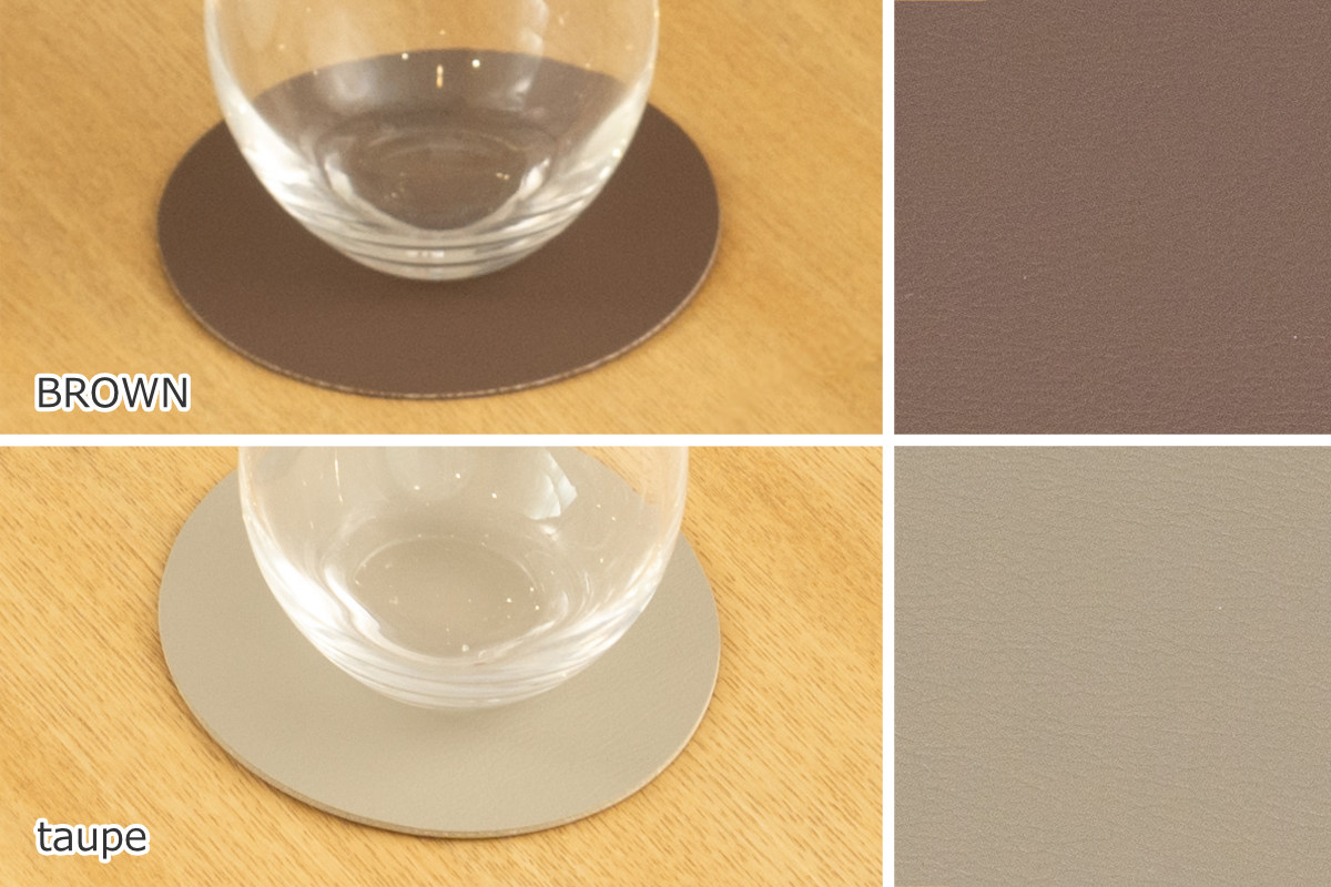 コースター ziczac トゥーゴー 4個セット ( フェイクレザー レザーコースター 茶托 グラスマット コップ受け PVCレザー インテリア ) 【BLUESTONE】 BLUESTONE