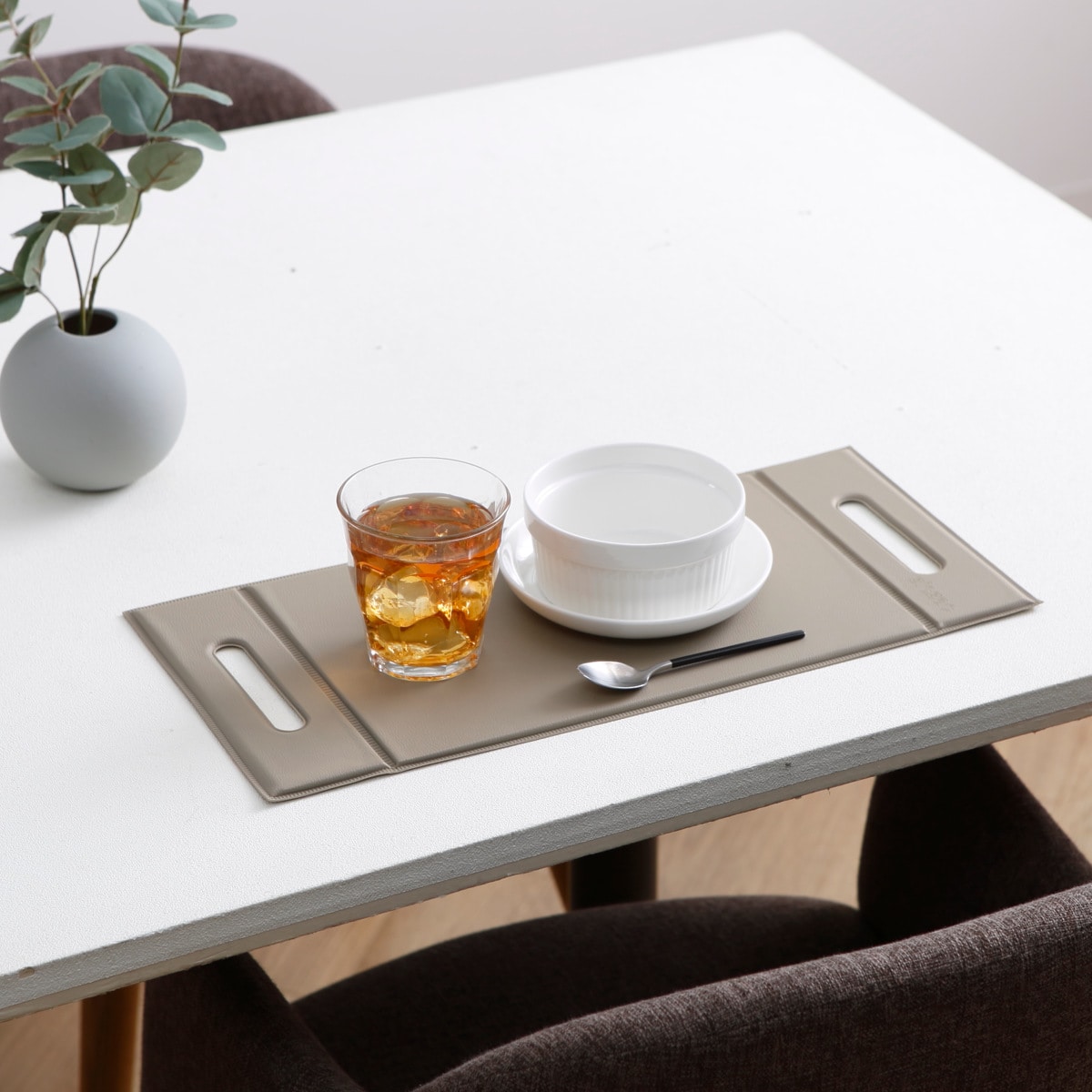 トレー ZICZAC TOGO Foldable Tray Placemat Sサイズ ( お盆 トレイ ランチョンマット プレイスマット 滑り止め すべり止め PVC 拭ける 45×21cm )