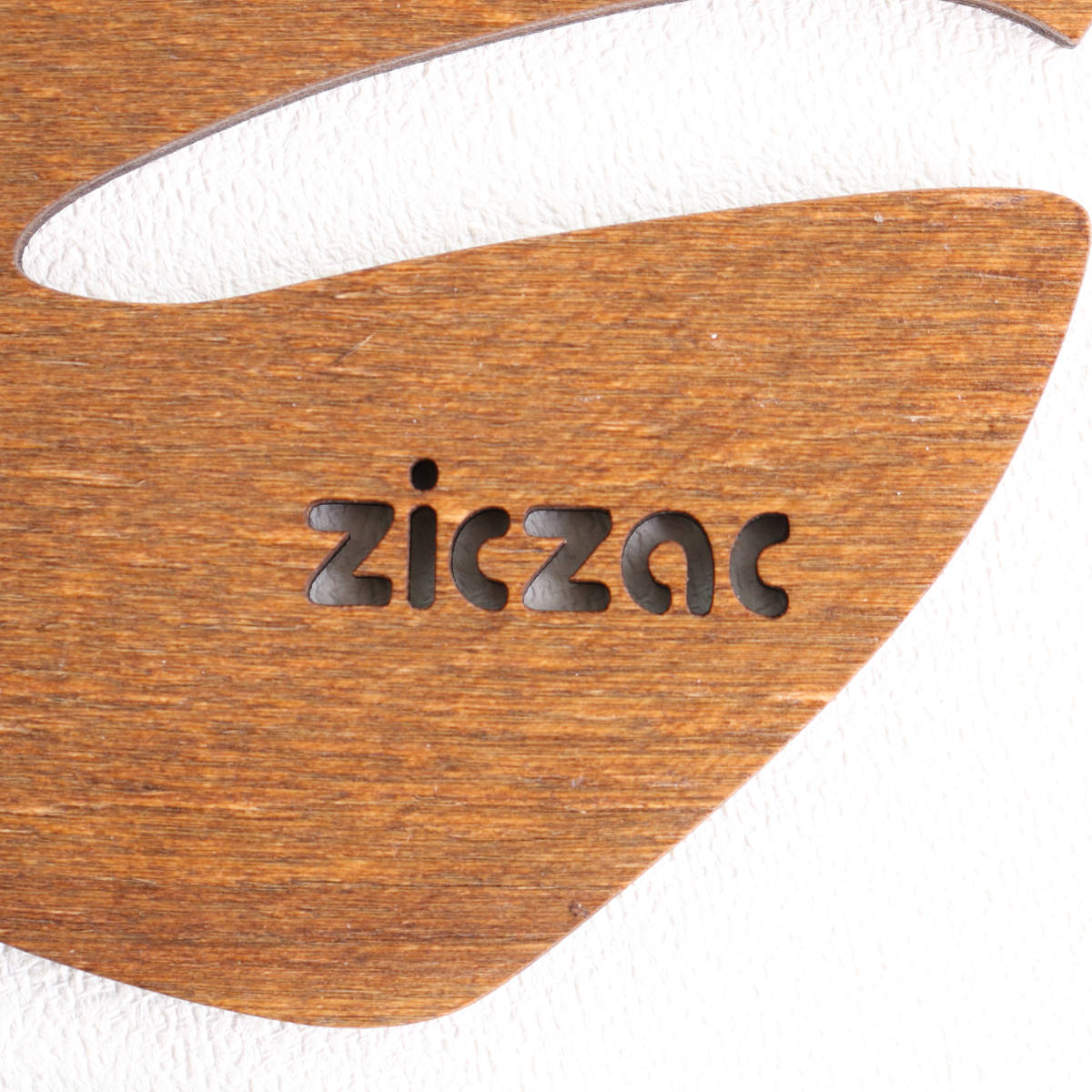 ランチョンマット 木製 ZICZAC BIRCH Placemat Monstera ( ジックザック 木製マット プレイスマット ランチマット 天然木 木 バーチ材 モンステラ ナチュラル インテリア 45×33cm ) 【WALNUT】 WALNUT