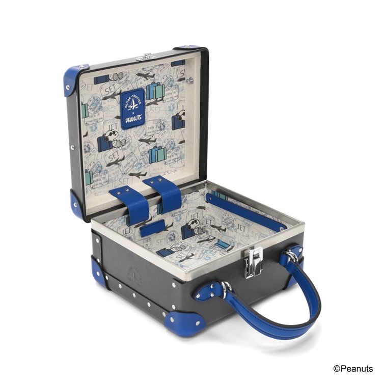 ピーナッツ ザ・ロンドン・スクエア ハンドバッグ チャコール/コバルトブルー