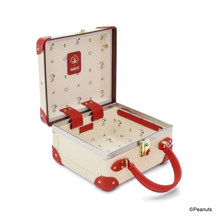 ピーナッツ ザ・ロンドン・スクエア ハンドバッグ アイボリー/ドッグハウス・レッド