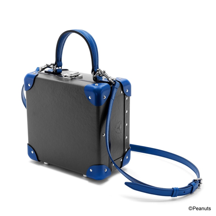 ピーナッツ ザ・ロンドン・スクエア ハンドバッグ チャコール/コバルトブルー