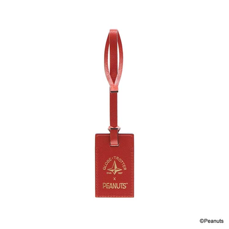 ピーナッツ スモールラゲッジタグ ドッグハウスレッド レッド