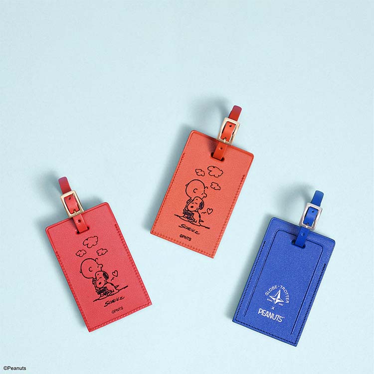 ピーナッツ ラゲッジタグ ホリデーオレンジ オレンジ