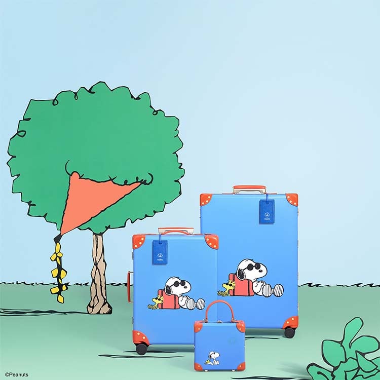 ピーナッツ ラゲッジタグ コバルトブルー コバルトブルー