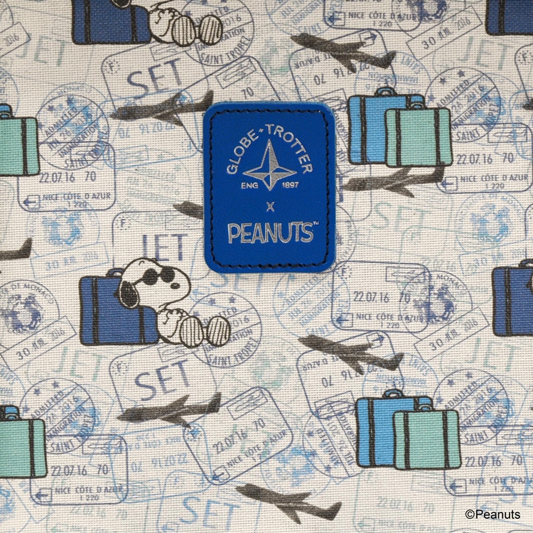 ピーナッツ ザ・ロンドン・スクエア ハンドバッグ チャコール/コバルトブルー