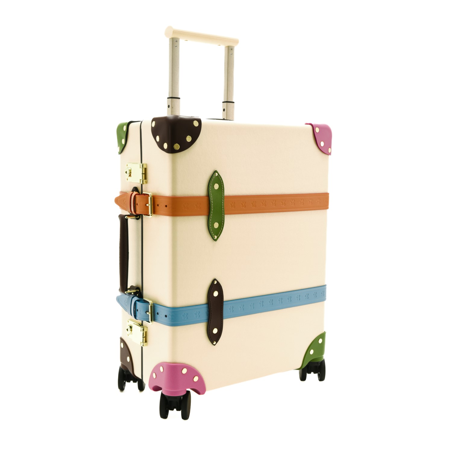 GOLF le FLEUR* キャリーオン 4ホイール アイボリー/マルチカラー スーツケース