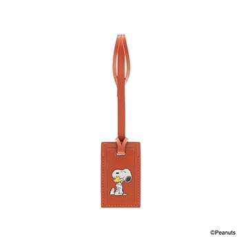 ピーナッツ スモールラゲッジタグ ホリデーオレンジ