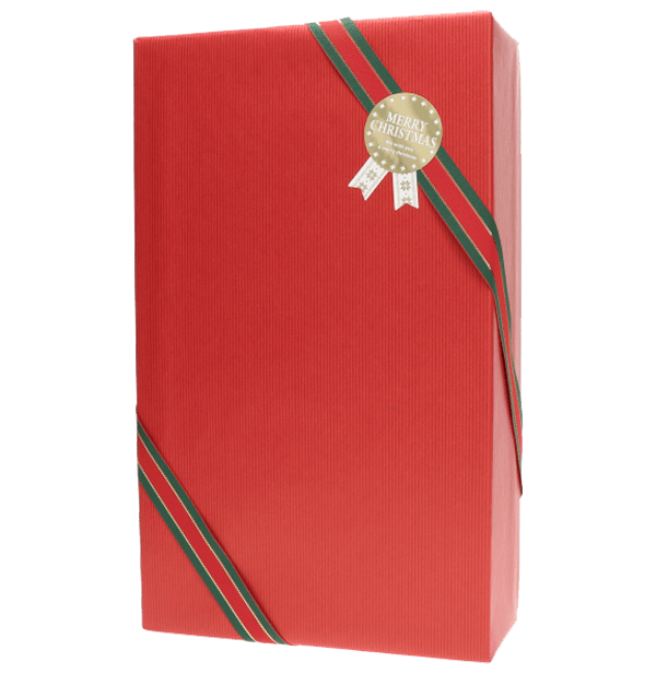 クリスマスラッピング RED ギフトBOX入り 2本用(ワイン購入者限定) 2900000003200