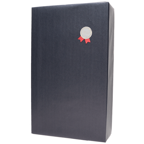 ギフトBOX２本用　包装紙【ネイビー】ワイン購入者限定販売