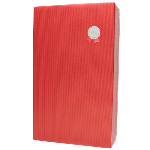 ギフトBOX２本用　包装紙【レッド】　ワイン購入者限定販売