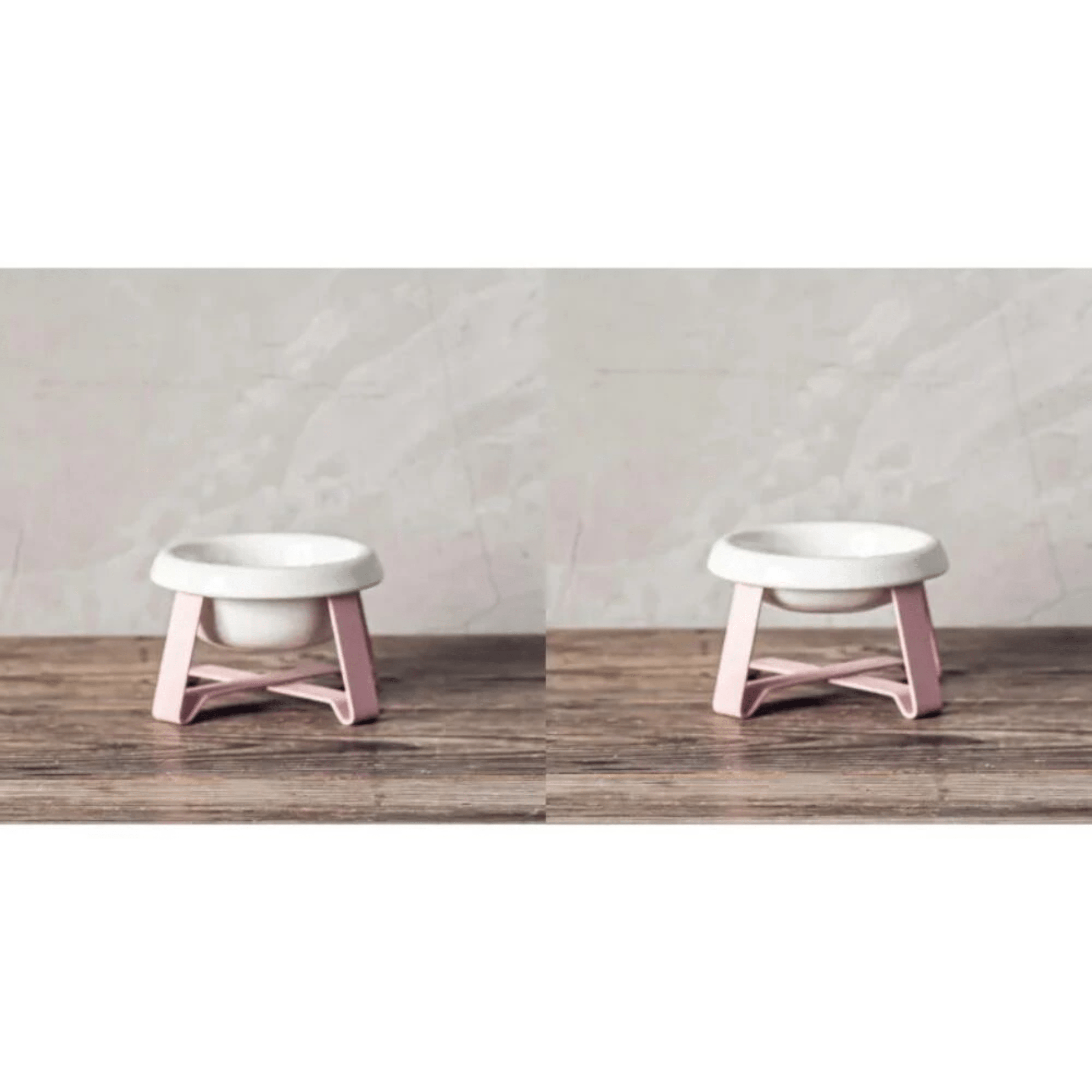 【pecolo】 Food Stand S 浅型陶器 ラテ/ 浅型 フードボウルスタンド 犬 フードボウル ペコロ ぺころ フードスタンド 犬 犬用 猫 猫用 ボウル 食器 高さ ご飯 餌 お皿 ペット用品 エサ皿 おしゃれ かわいい ケージ用 小型犬 ダックスフンド トイプードル