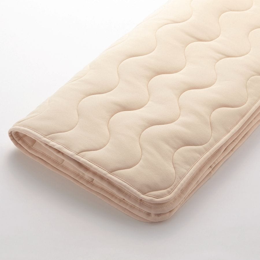 ベッドパッド ボックスシーツセット 日本ベッド スムースパッド ネーベルメーキングセット エクリュホワイト+スモーキーブルー(S:シングル) スモーキーブルー S