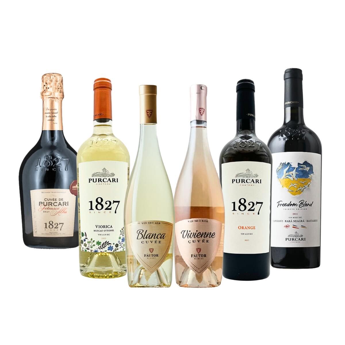 春を楽しむ モルドバワイン 6本セット（泡1／白2／ロゼ1／オレンジ1／赤1）