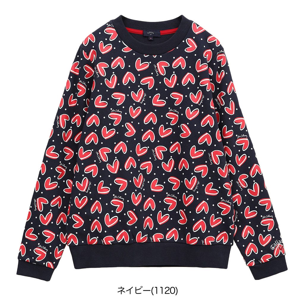 Callaway Love Callaway セーター・トレーナー キャロウェイ ラブキャロウェイ クルーネックスウェット C25117221